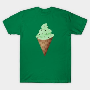 Mint Chocolate Chip Ice Cream T-Shirt